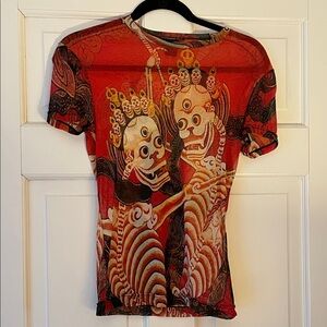 Vintage Vivienne Tam Sheer Tee